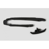 UFO Plastics KT04035-001 Black Swingarm Chain Slider Kit KTM EXC EXCF 125 200 250 300 350 450 500 2012-2023