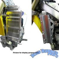 Force Accessories Radiator Guards SILVER Yamaha WR250F YZ250FX 15-18 WR450F YZ450FX 16-18