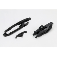 UFO Plastics KT04030-001 Chain Guide & Swingarm Slider Black for KTM SX SXF XC XCF 125 150 250 350 450 2011-2015