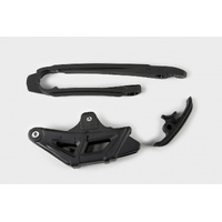 UFO Plastics KT04036-001 Chain Guide & Swingarm Slider Black for KTM EXC EXCF XC XCW XCFW 125 150 250 350 450 500