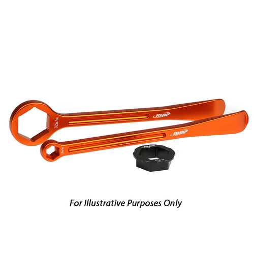 RHK European Type 2 Orange Tyre Lever & Multi Tool for KTM SX SXF XCF Husqvarna TC TX FC FX